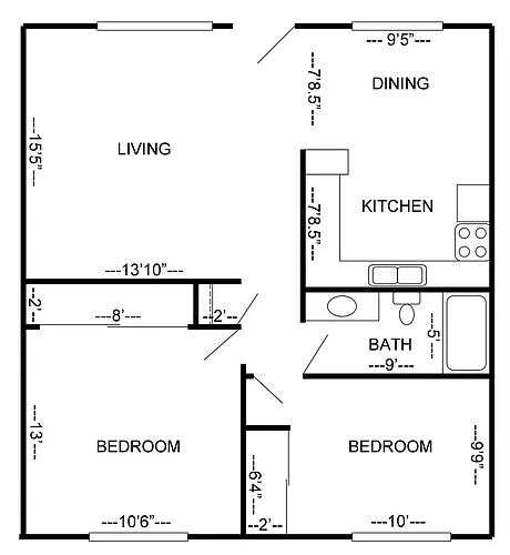 Floor plan Verandas