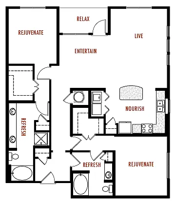 Floor plan Brookhaven