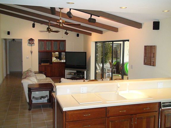 Family room (vaulted ceilings)  from Kitchen