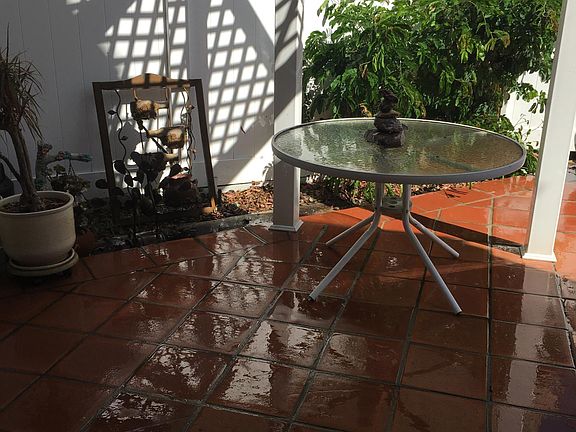 Covered patio