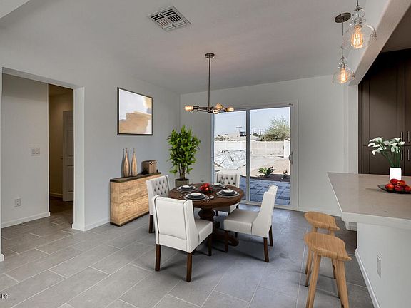 Dining Room with virtual staging