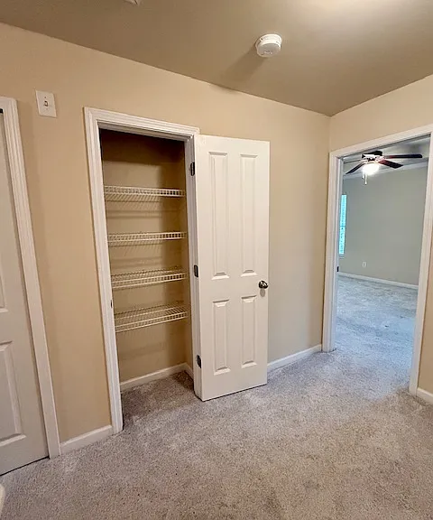 Upstairs hallway closet