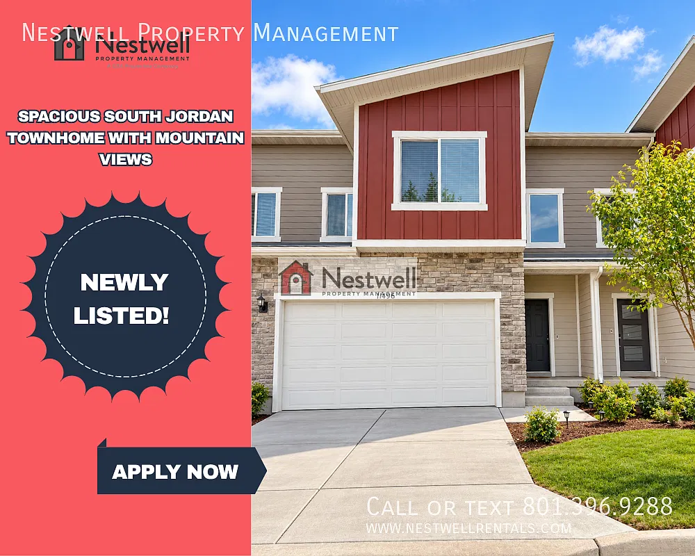Spacious South Jordan townhome with Mountain Views! — Photo 1
