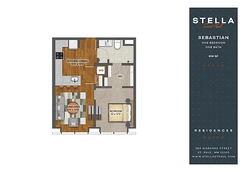Floor plan Sebastian