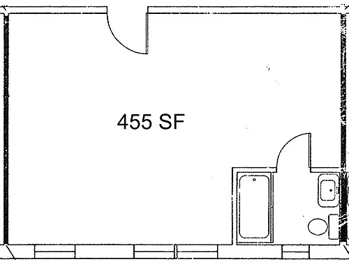 Floor plan studio type II