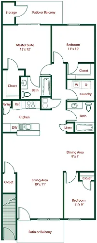Floor plan 3/2