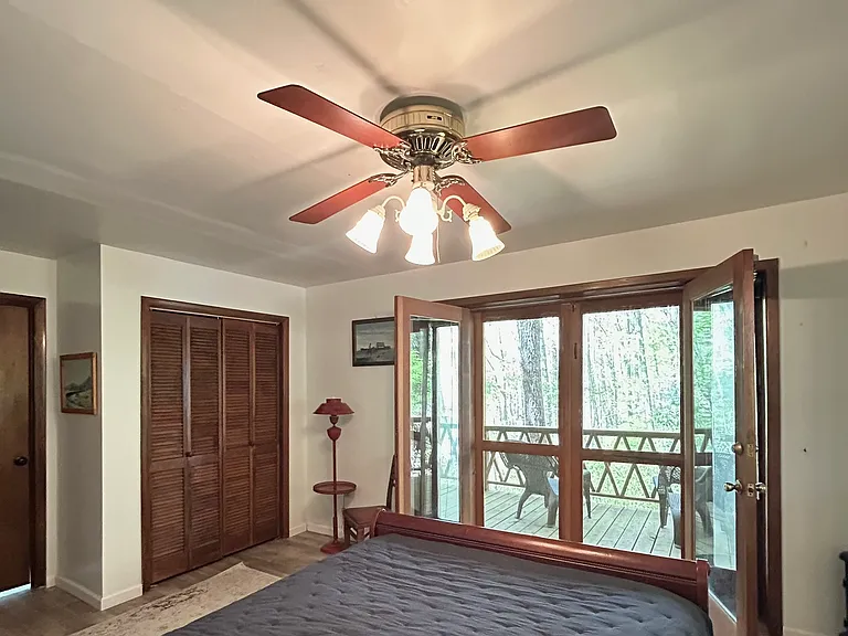 Basement Bedroom French Doors