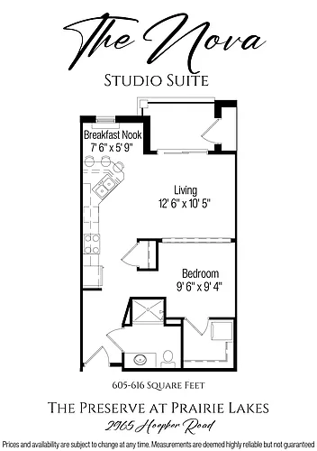 Floor plan Nova