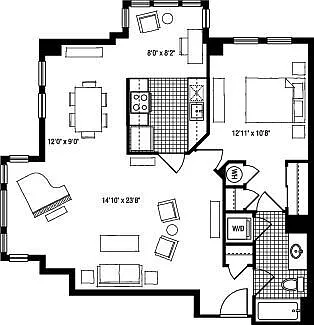 Floor plan 1W