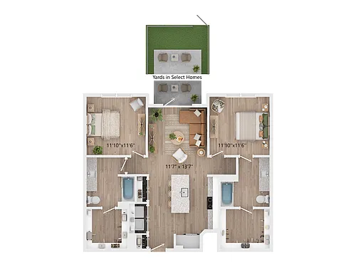 Floor plan B11