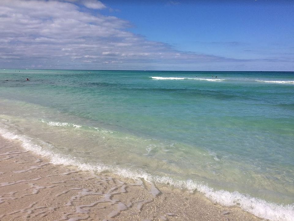 Private beach