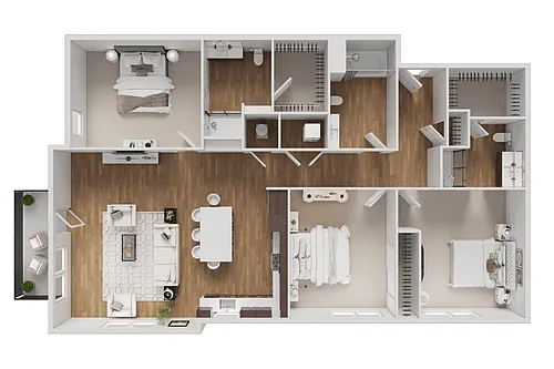 Floor plan West 8th - Gold