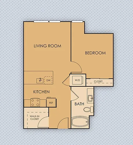 Floor plan 1X1 C6