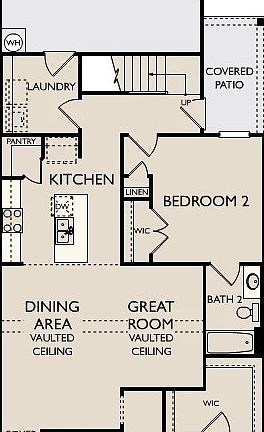 Cedars at Cane Ridge 55 Community - Hawthorn Plan Image 1