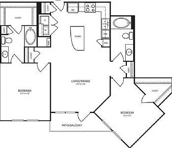 Landmark On Lovers - B11 - 2 Beds - 2 Baths - 1135 Sq. ft.