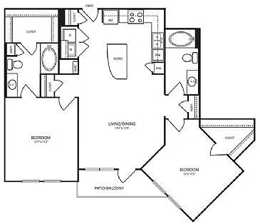 Floor plan B11
