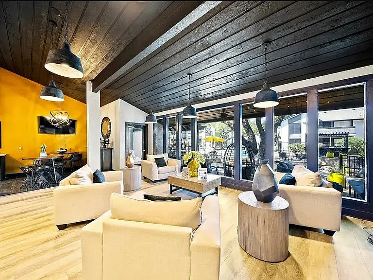 Experience the modern elegance of The WerX, featuring inviting lounge areas and sleek design. Enjoy a blend of comfort and style in a vibrant community. Explore our amenities and make The WerX your new home today!