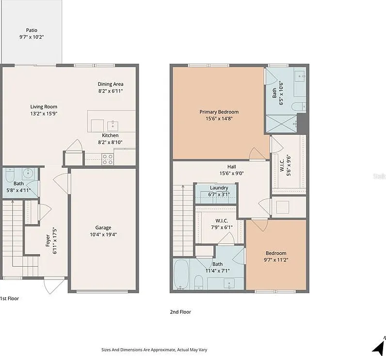 2 bed, 2.5 bath, 1383 sqft, $2,275 — Photo 2