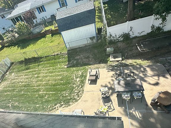 Backyard, view from bedroom window