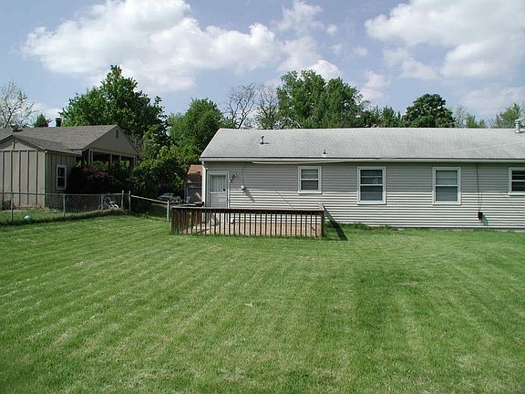 Large fenced in yard