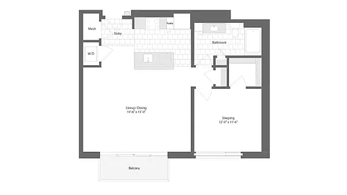 Floor plan Asheville