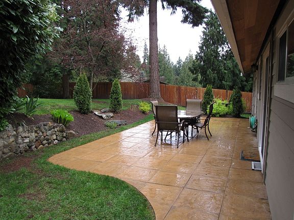 Inviting patio