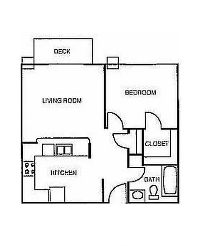 Floor plan 1 Bedroom