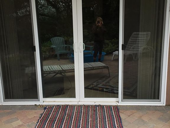 Slider from living room to patio