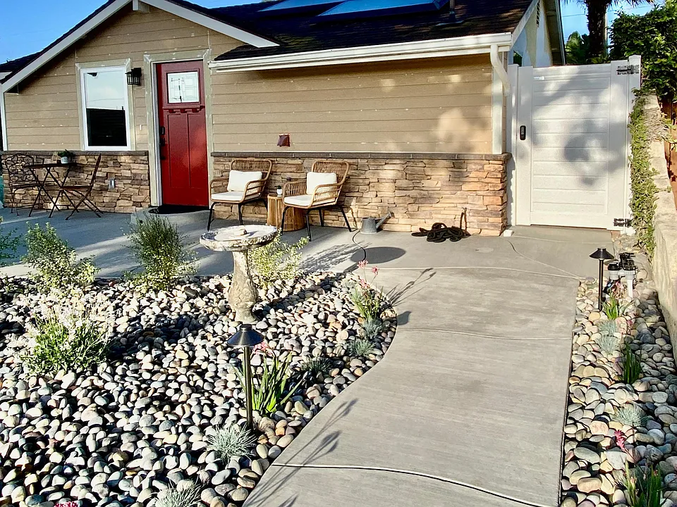 Your patio will soon be fenced and gated, likely before 08/26/24.