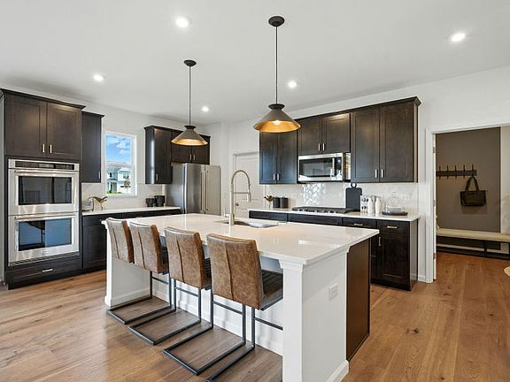 Inviting kitchen with stainless steel appliances