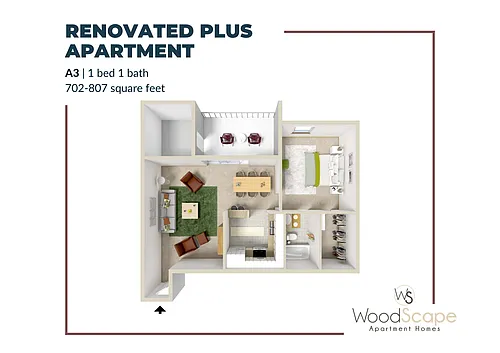 Floor plan A3 Renovated Plus