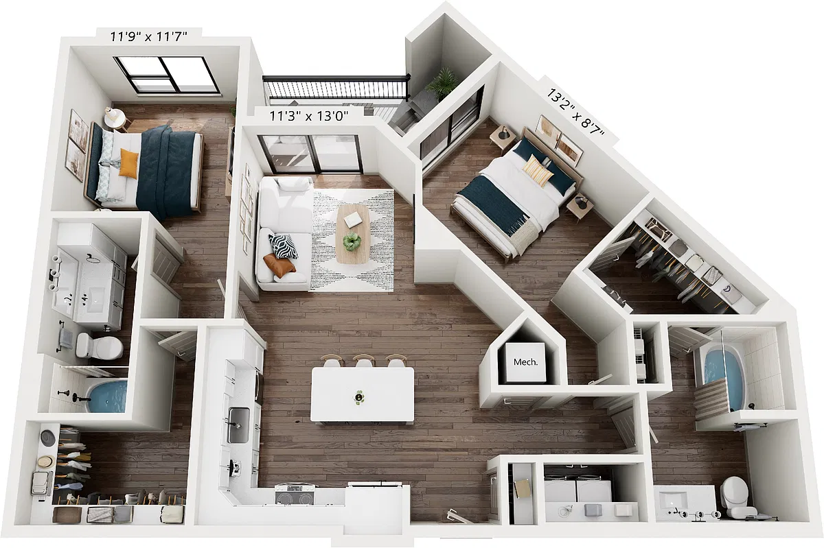 Floor plan B21
