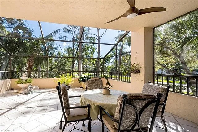 Very rare oversize screened lanai with 180 degree tropical views..