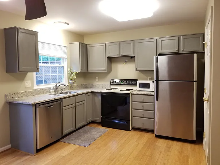 Kitchen with closet pantry