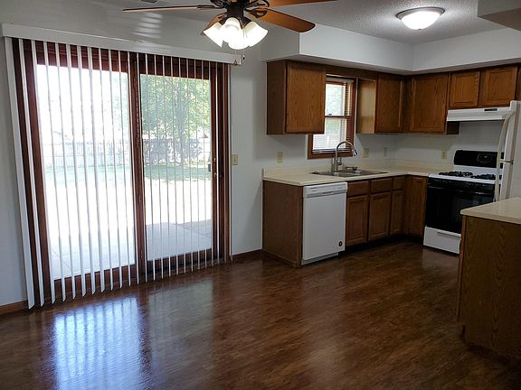 Kitchen With Sliding Doors to Patio