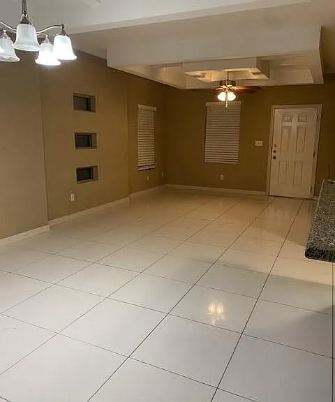 Facing living room