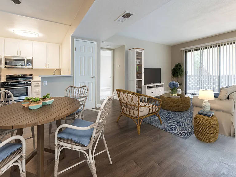 Staged 2-Bedroom apartment