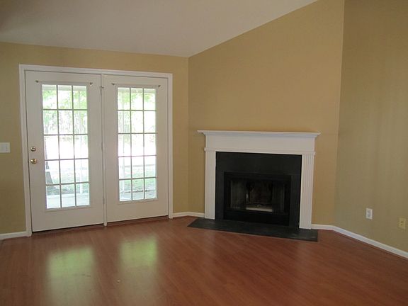 Living room with fireplace