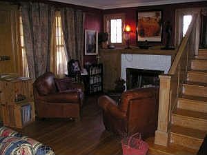 Library & Fireplace