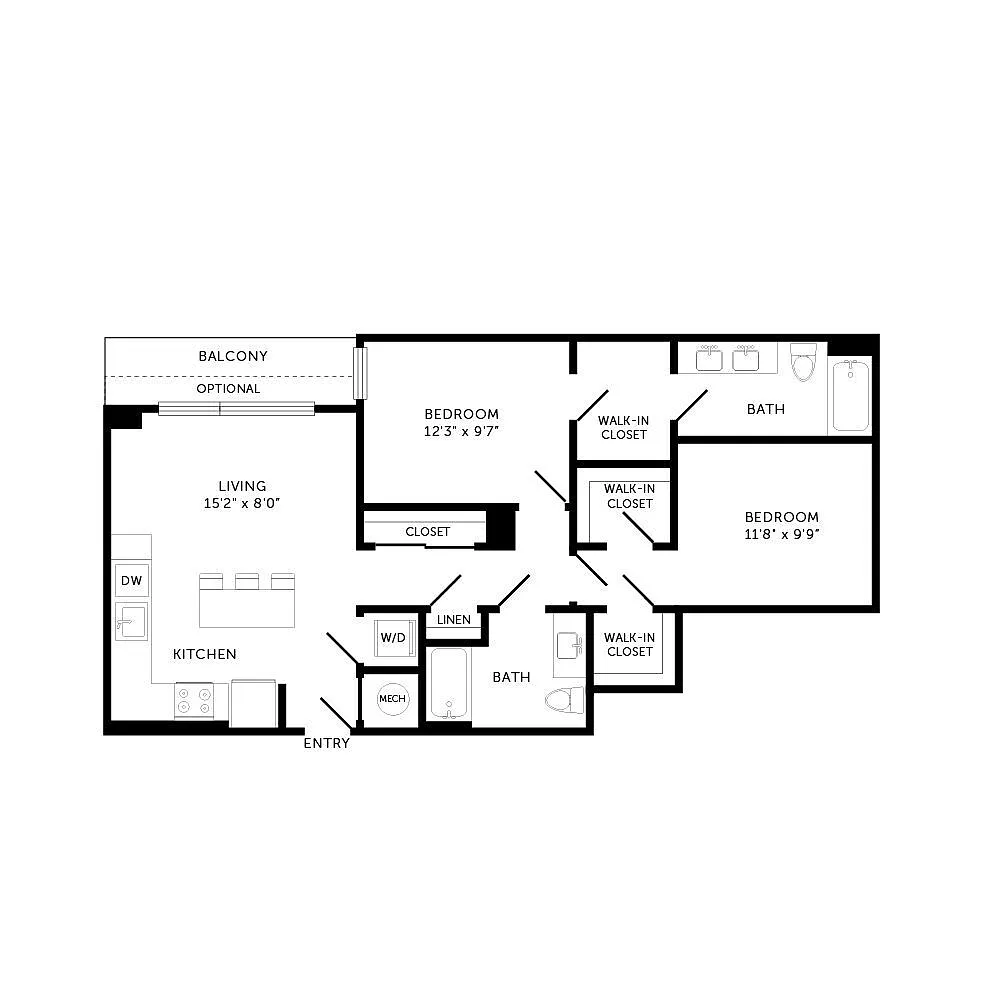 Floor plan B01