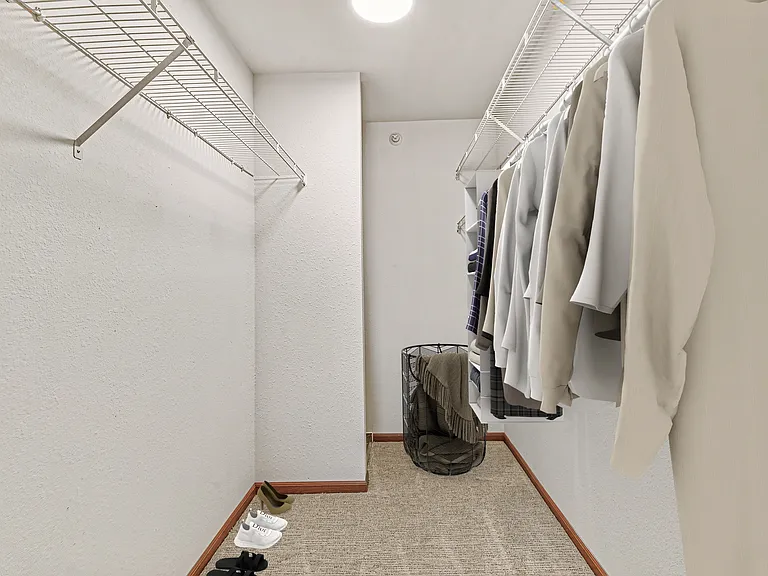 Two bedroom, two bath with great room open concept