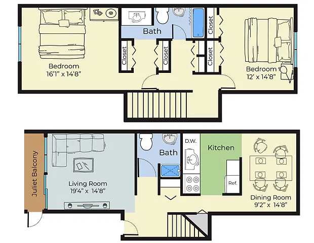 Floor plan The Dayton
