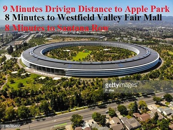 Close to Apple Park and shopping centers