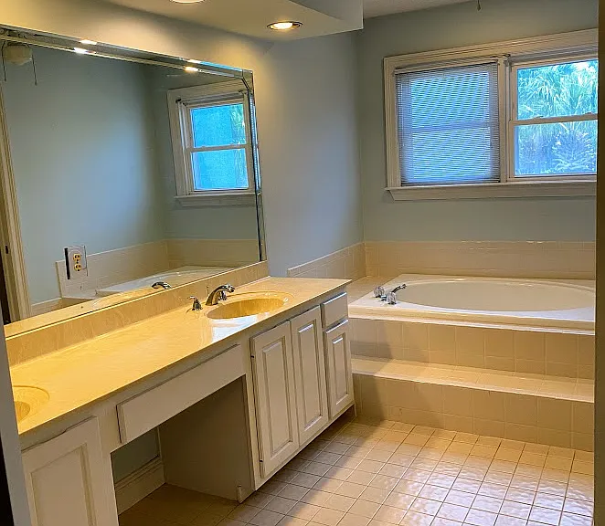 Bedroom #1 Bathroom with garden tub and separate shower