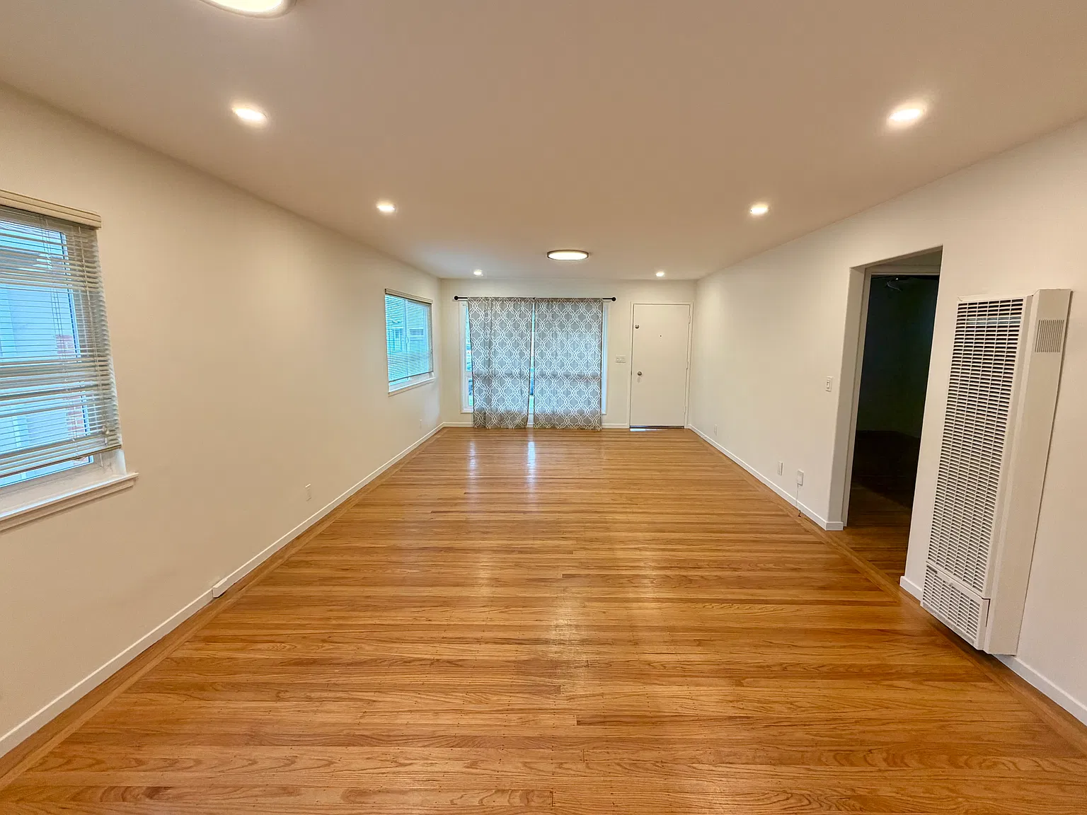 Open living and dining