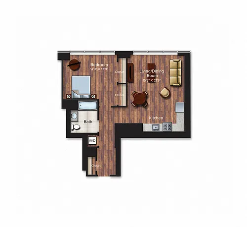 Floor plan 1L-788