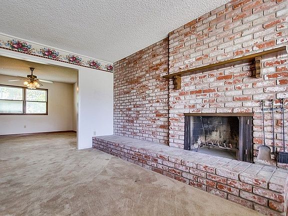 Gorgeous Brick Fireplace 