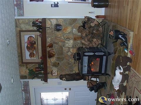 great room w/wood stove