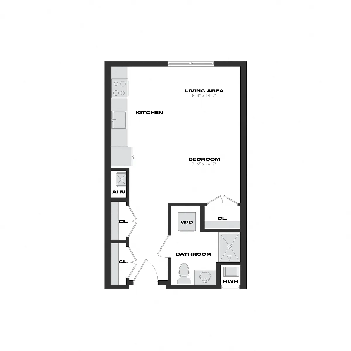 Floor plan Studio-S1
