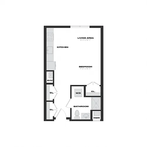Floor plan Studio-S1